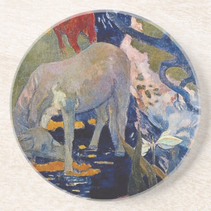 Vit häst av Paul Gauguin Underlägg