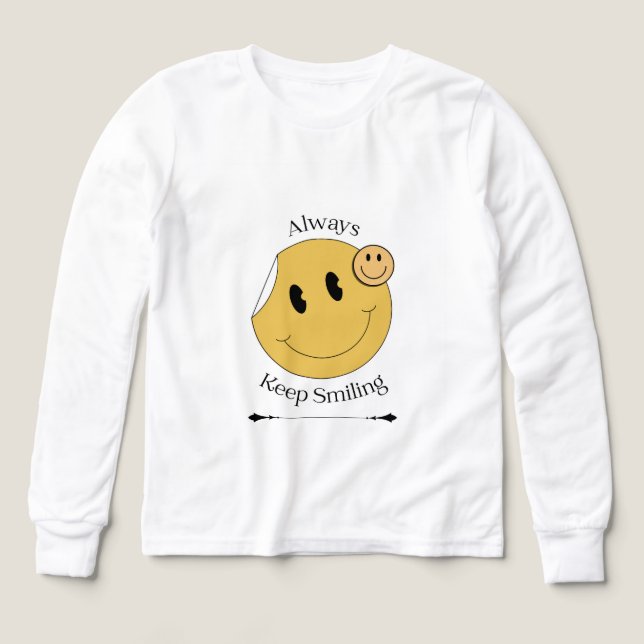 vit helärmad skjorta t shirt (Design framsida)