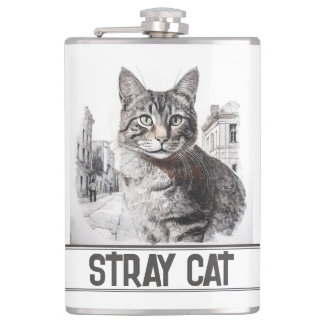 Vit Herrelös Katt Fickplunta