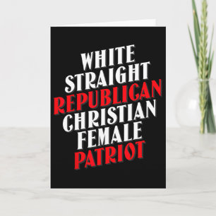 Vit hetero republikansk man rolig republikan 2 kort