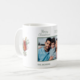Vit hett i julfamiljen kaffemugg