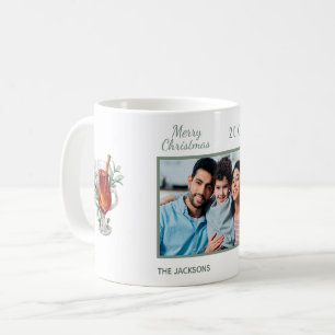 Vit hett i julfamiljen kaffemugg