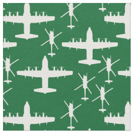 Vit HH-60 och HC-130 mönstrad struktur Tyg