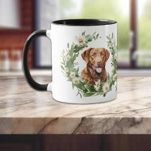 Vit Hund för utandningsköljning (Chesapeake Bay Re Mugg