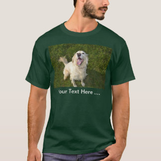Vit Hund T Shirt