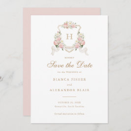 Vit Hydrangea Greenery Vapensköld Spara datum Inbjudningar