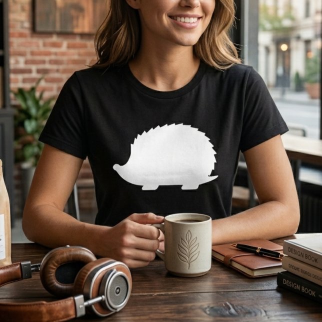Vit Igelkott T Shirt (Skapare uppladdad)