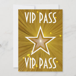 Vit inbjudan till VIP PASS-tjänsten i Guld Star
