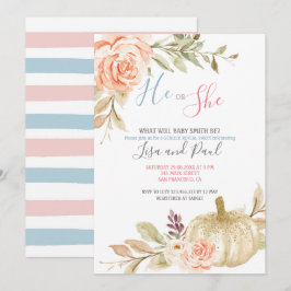 Vit inbjudan till Vit Gender för visning av vatten