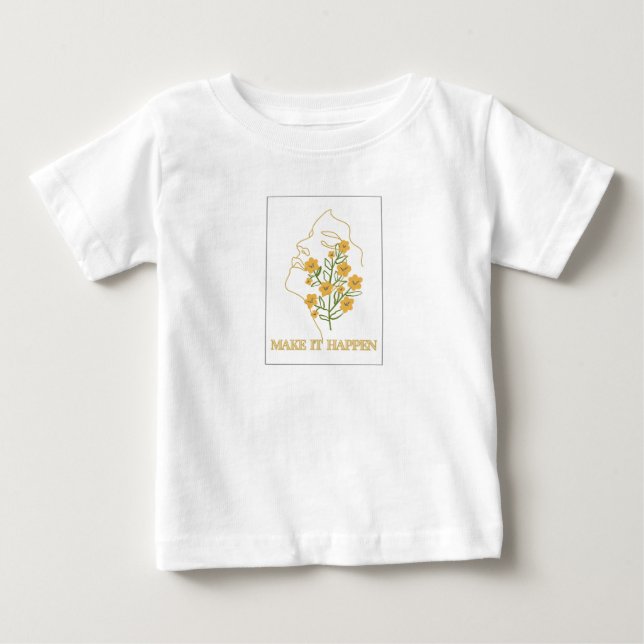 Vit inspirerande t-shirt (Framsida)
