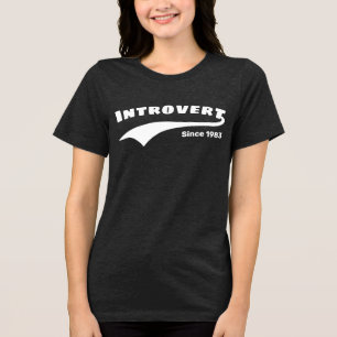 Vit introduktionstypografi svullnad Anpassningsbar T Shirt