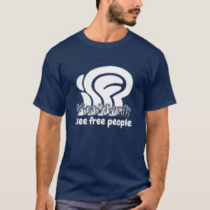 vit isfp Jag ser kostnadsfria spel T Shirt