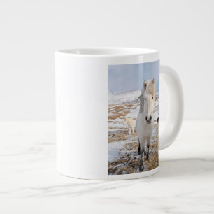 Vit isländsk häst, Island Jumbo Mugg