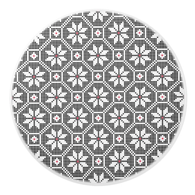 Vit isolerad snöre på CUSTOMIZE svart bakgrund Knopp (Framsidan)