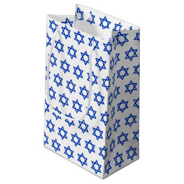 Vit israelisk Flagga Gifts Bag, Patriotic Israel