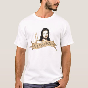 Vit Jesus godkänner Tröja