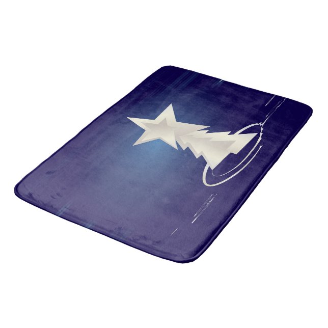 Vit jul badrumsmatta (Vinklad)