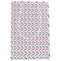 Vit jul Candy cane utan sjölösa Mönster