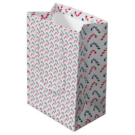 Vit jul Candy cane utan sjölösa Mönster