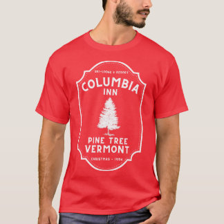 Vit jul Columbia Inn WHITE TShirt T Shirt