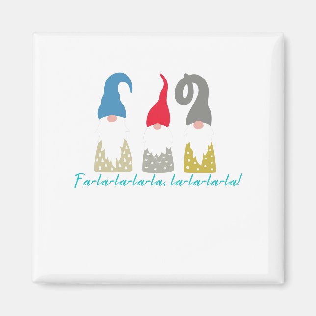 Vit jul Fa-la-la-la-la, la-la-la-la! Magnet (Framsidan)