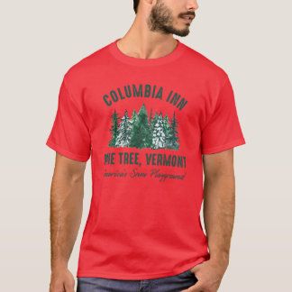 Vit jul film movie Columbia Inn Pineree Ve T Shirt