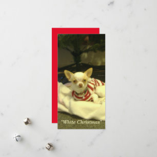 "Vit jul"-fotoport med/utan kuvert Julkort