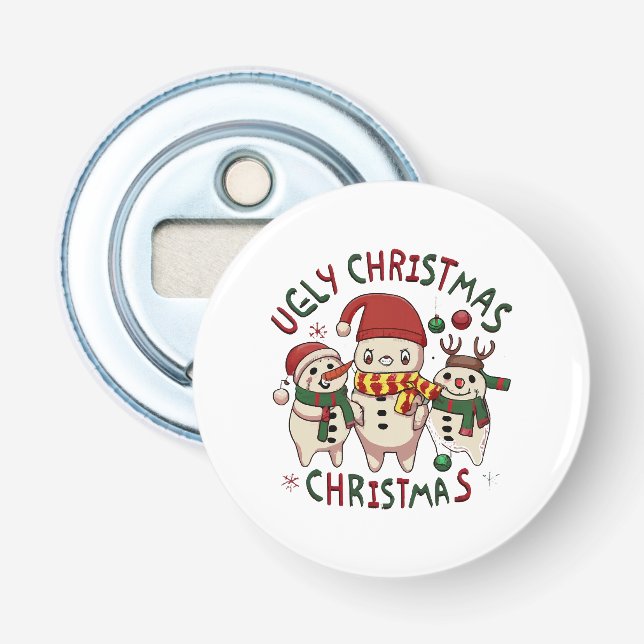 vit jul ;FUL JUL Flasköppnare (Framsidan)