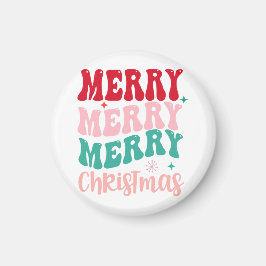 Vit jul magnet