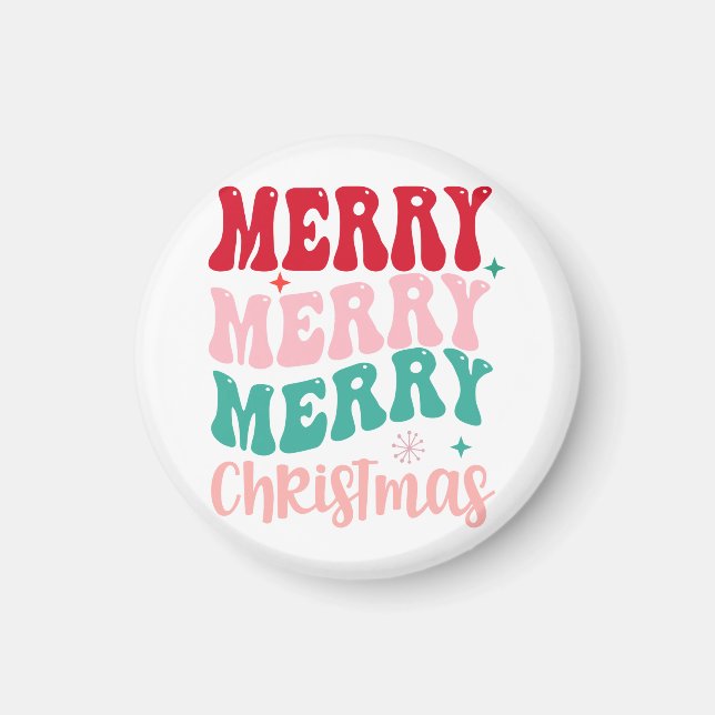 Vit jul  magnet (Framsidan)