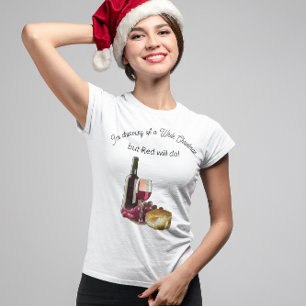 Vit jul men Red Will Do Funny T Shirt
