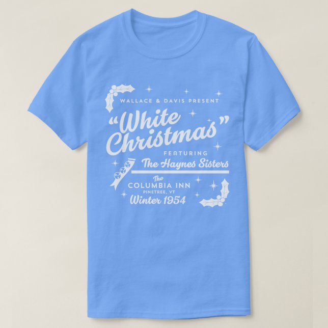 Vit jul och WH TShirt T Shirt (Design framsida)