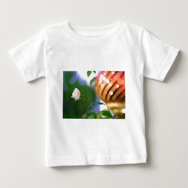 Vit jul Ro Tee Shirt (Framsida)