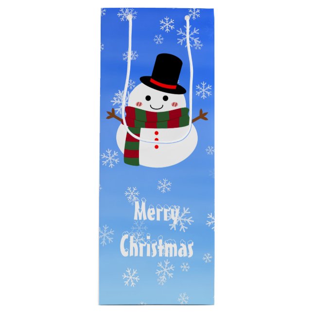 Vit jul Snögubbe (Framsidan)