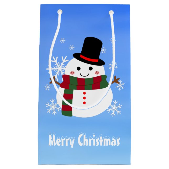 Vit jul Snögubbe (Framsidan)