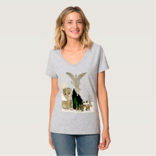 Vit jul t shirt