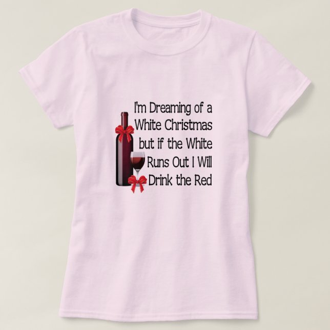 Vit jul t-shirt (Design framsida)