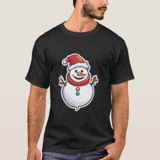 Vit jul T-Shirt | Festive Helgdag Tee | Ce
