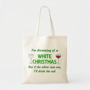Vit jul tygkasse