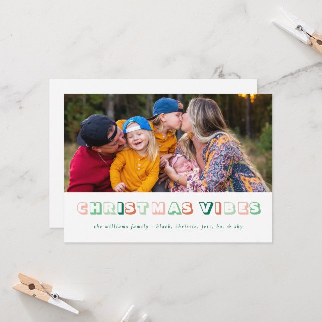 Vit jul Vibes Photo jul (Fram/Back In Situ)