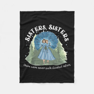 Vit julfilm 1954 Julafton Snö Holid Fleecefilt