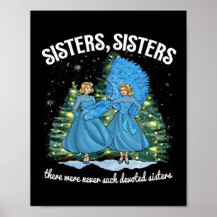 Vit julfilm 1954 Julafton Snö Holid Poster