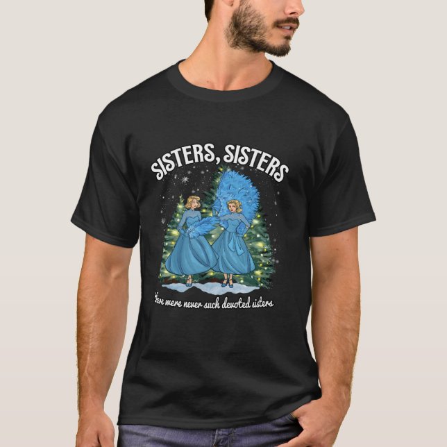 Vit julfilm 1954 Julafton Snö Holid T Shirt (Framsida)