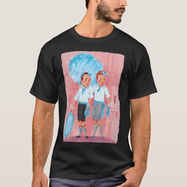 Vit julfilm 1954 Julafton Snö s Ho T Shirt (Framsida)