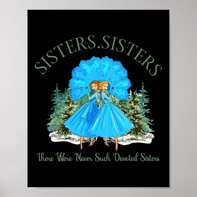 Vit julfilm 1954 Pajamas Helgdag Poster (Framsidan)