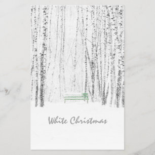 Vit julklapp flygblad