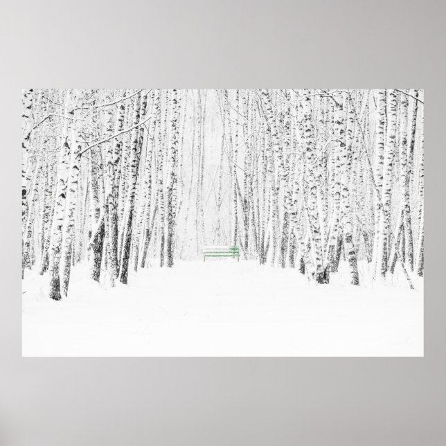 Vit julklapp poster (Framsidan)