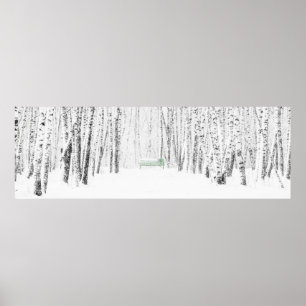 Vit julklapp poster