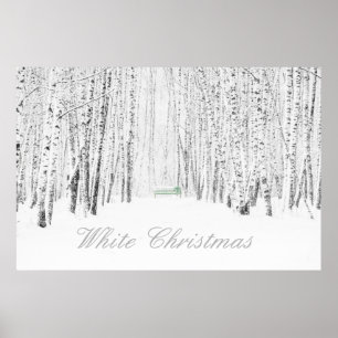 Vit julklapp poster