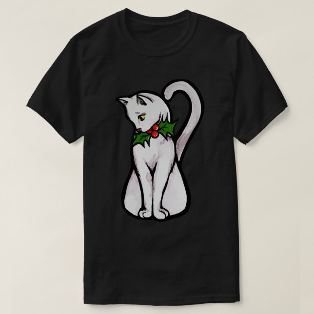 Vit julklapp t shirt (Design framsida)